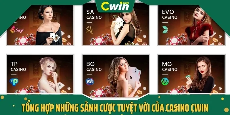 Tổng hợp những sảnh cược tuyệt vời của CWIN